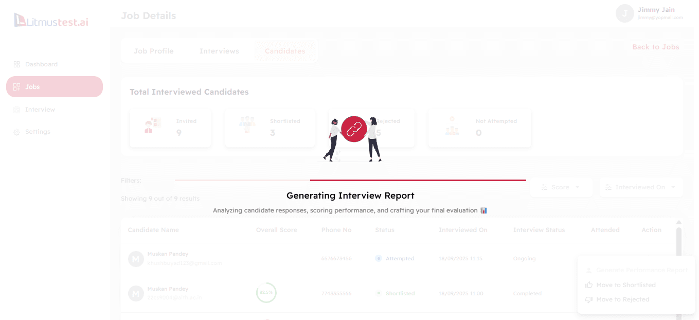 How to Generate a Candidate Report on Litmustest.ai: A Step-by-Step Guide Blog Description Image