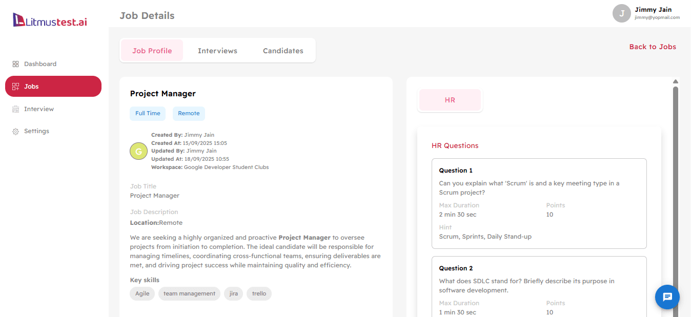 How to Generate a Candidate Report on Litmustest.ai: A Step-by-Step Guide Blog Description Image