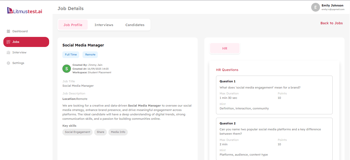 How to Create and Manage Jobs in Litmustest.ai Blog Description Image