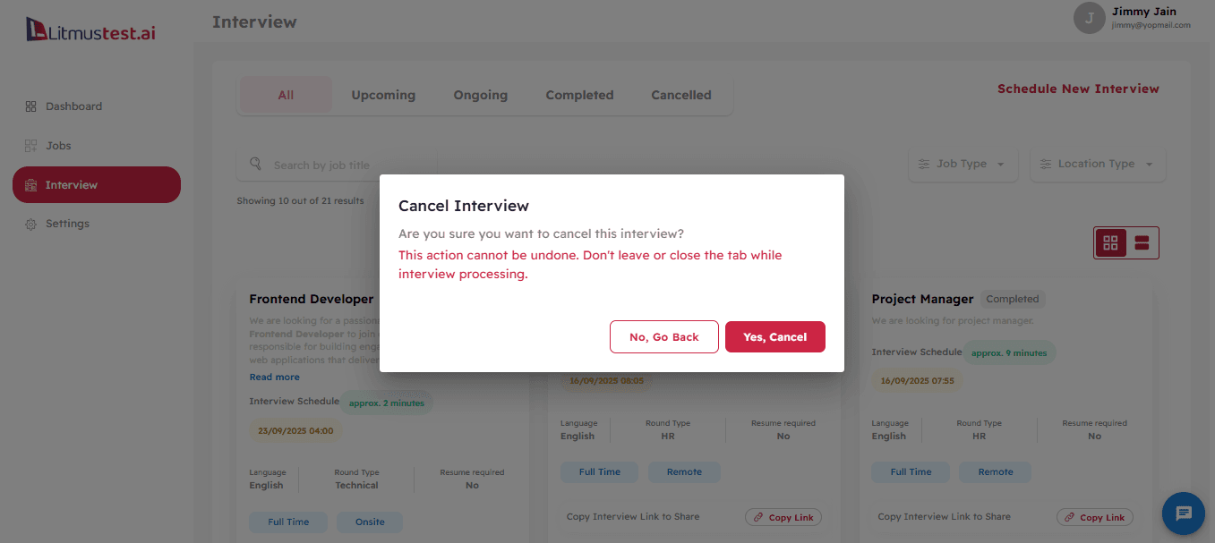 How to Schedule Interviews in Litmustest.ai Blog Description Image